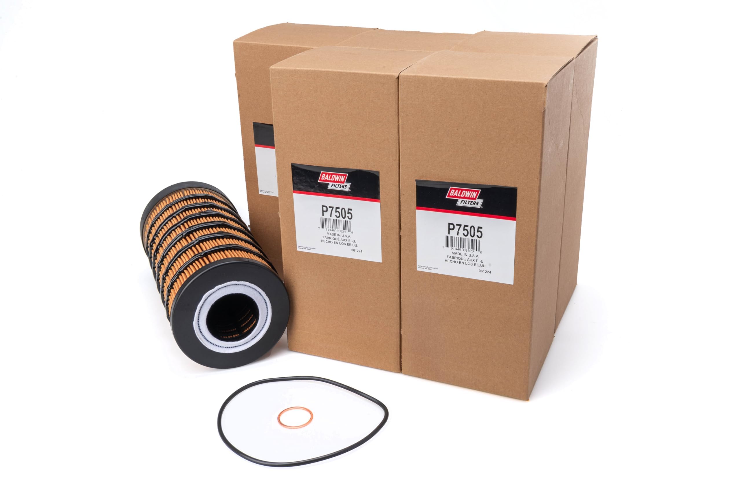 Amazon.com: Baldwin P7505 Lube Oil Filter Element 6-Pack – Heavy